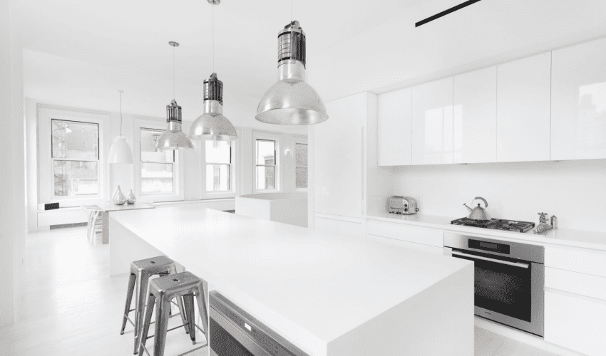 Белый интерьер