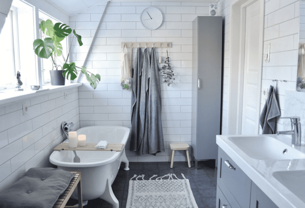 Ванная в скандинавском стиле