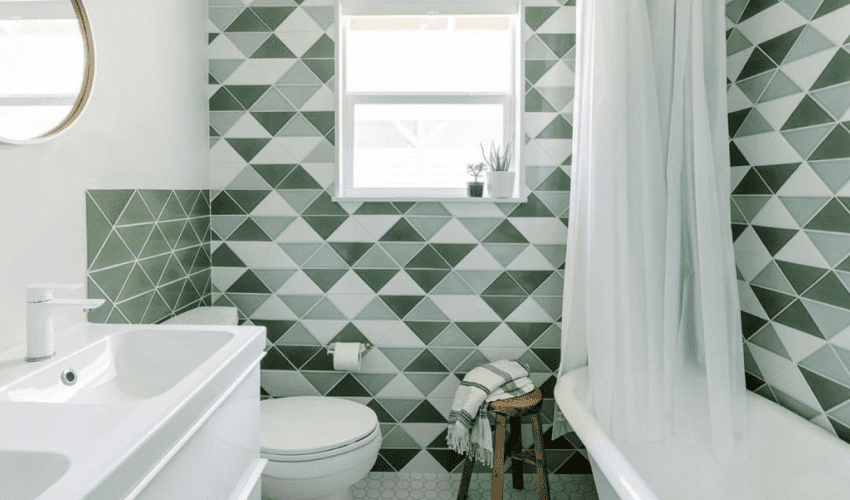 Зеленая ванная