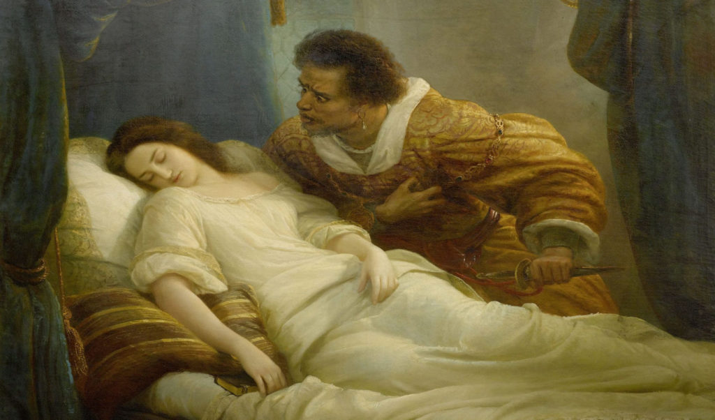 Полотно Кристиана Кёлера «Отелло и Дездемона»