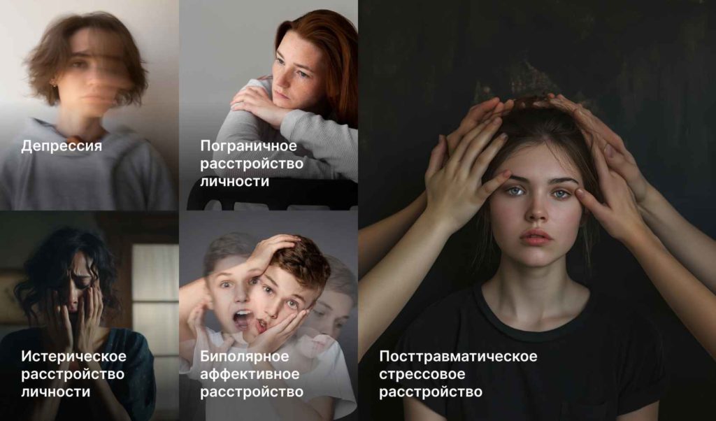Типы личностей, подверженные эмоциональному расстройству