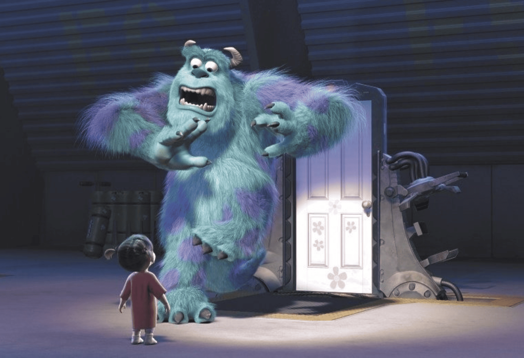 Кадр из мультфильма "Корпорация монстров"